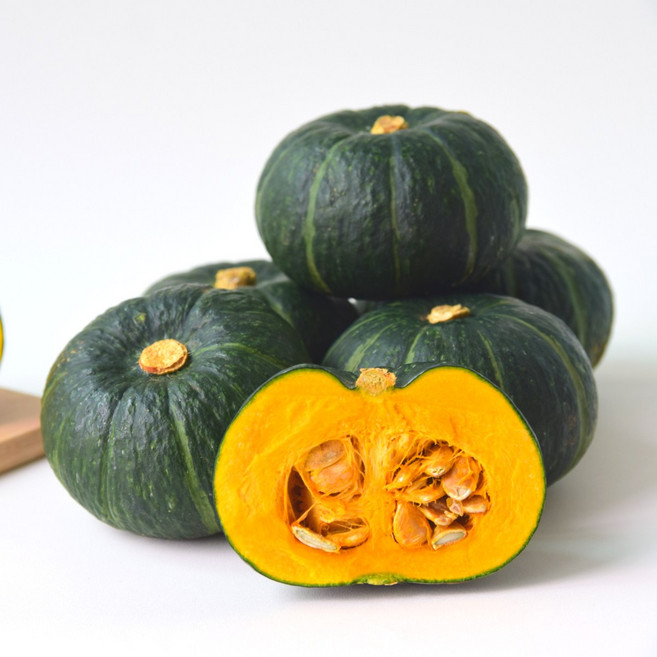 당일발송 뉴질랜드산 오늘수확 단호박, 2개, 700g
