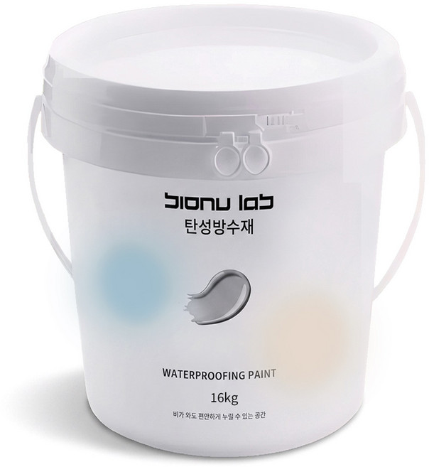 비오누랩 옥상방수 우레탄 탄성 방수제 페인트, 1개, 16kg, 녹색(그린)