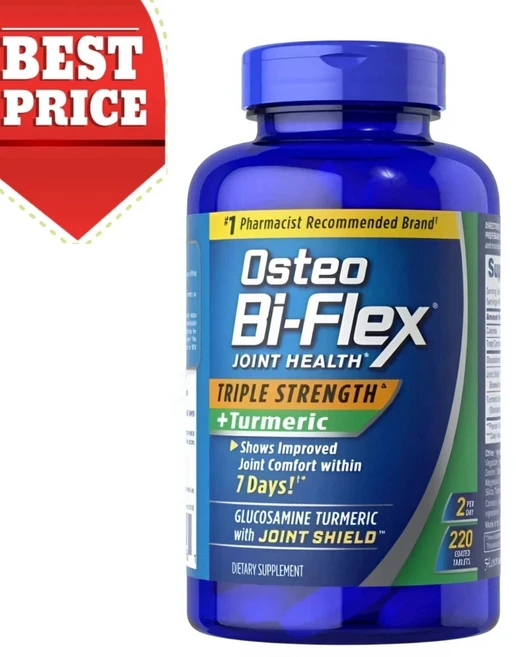 Osteo BiFlex 오스테오 바이플렉스 트리플 스트렝스 강황 함유 -220 -신제품 112827, 220정, 1 - 쿠팡