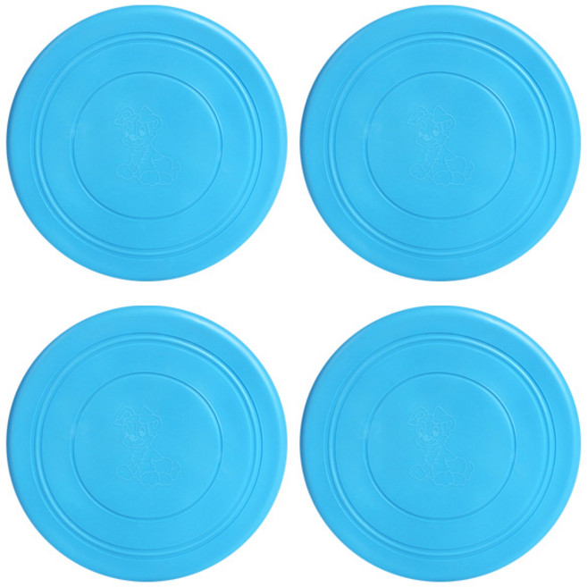 제제펫 반려견용 심플 컬러 놀이원반, Y481PDTT007, 4개