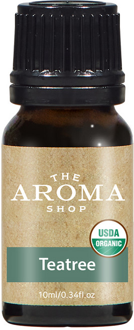 더아로마샵 USDA 유기농 에센셜오일 디퓨저 아로마테라피 숙면 힐링, 1개, 10ml, 티트리 유기농 에센셜오일