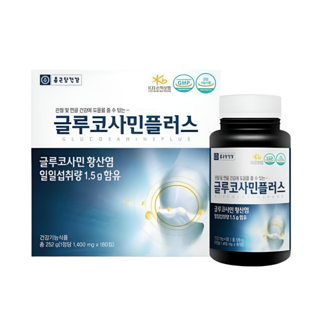 종근당건강 건강기능식품 관절연골건강 글루코사민 180정, 90회분, 1박스