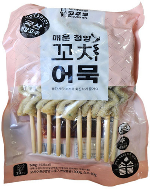 (무)(냉동)코주부 매운청양꼬치어묵 360gX10개