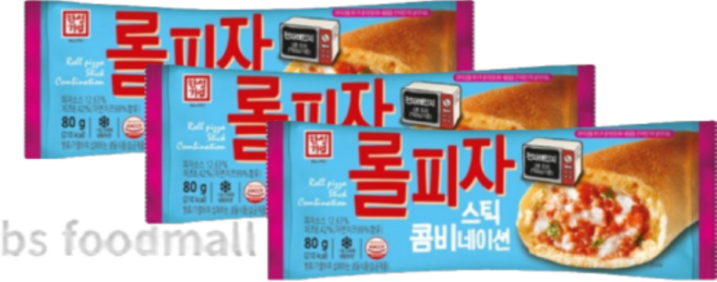 [비에스푸드몰]한성 롤피자스틱 콤비네이션, 80g, 40개