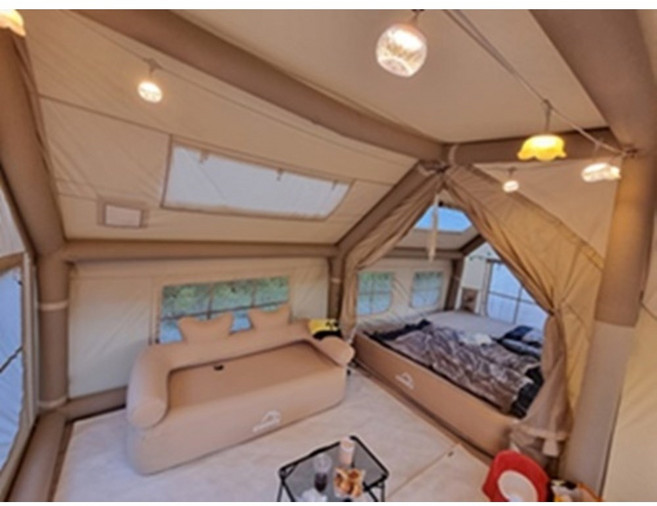 (가방포함)네이처하이크 에어텐트6.3 카페트(에어폴컷팅) 캠핑카페트 캠핑매트 캠핑러그, 심플베이지, 네이처 6.3(러그1장+에어폴컷팅+가방+발매트