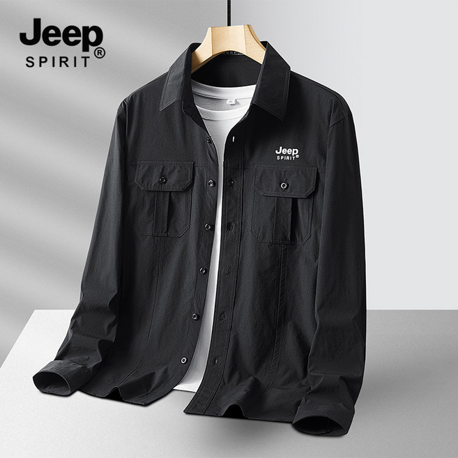 JEEP SPIRIT 지프 스피릿 봄가을 남성 캐주얼 셔츠 자켓 JP-6653+양말