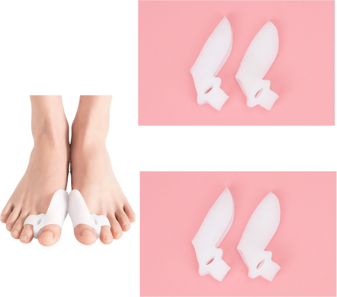 케이엠 실리콘 엄지발가락 골무 보호대, 2개