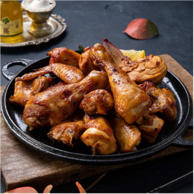 헐크 국내산 맛있는 단백질 오븐구이 치킨 한마리 통닭, 1개, 750g