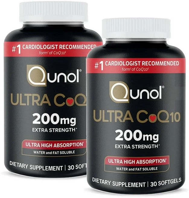 퀴놀 울트라 코큐텐 200mg 코엔자임큐텐 소프트젤 Qunol Ultra CoQ10 Softgels, 성인남녀공용, 알약/캡슐, 2개, 30정 - 쿠팡