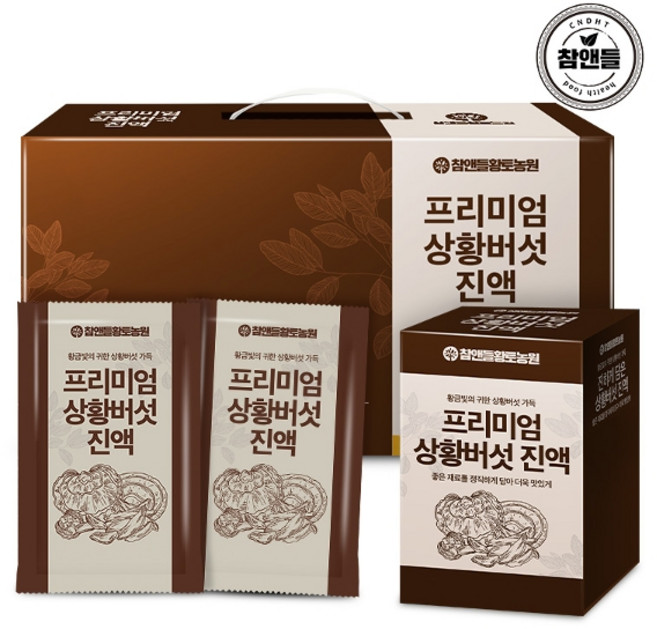 참앤들황토농원 프리미엄 상황버섯진액 30p, 2.1L, 1개