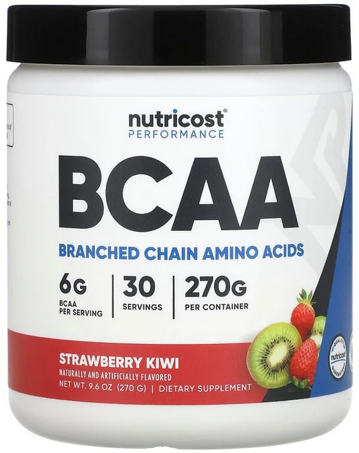 Nutricost 운동 능력 BCAA 딸기 키위 270g(9.6oz) NCS-00858, 270g, 1개 - 쿠팡