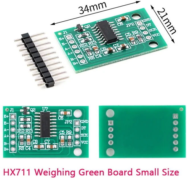 HX711 계량 모듈 시리즈 MCU 24비트 AD 압력 센서 차폐 기능이 있는 전자 저울, HX711 Small Volume
