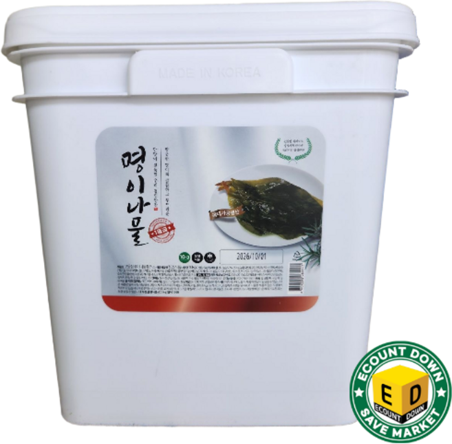 (밥상머리김치) 국내제조 동북 명이 나물 10kg 산마늘, 1개