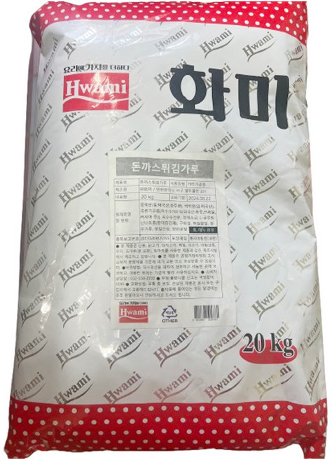 화미 돈까스튀김가루(베타믹스) 20kg, 1개