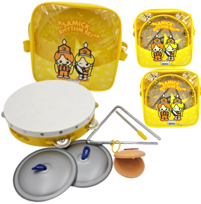 초등 음악 준비물 유치원 졸업선물 삼익 리듬악기 세트 1p 2p 4p, 1개