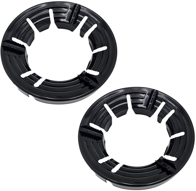 오키노피 캠핑 가스버너 바람막이 가스렌지 에너지절약, 블랙, 2개