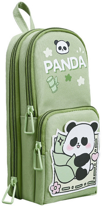 대용량 필통 펜 파우치 케이스, 그린1