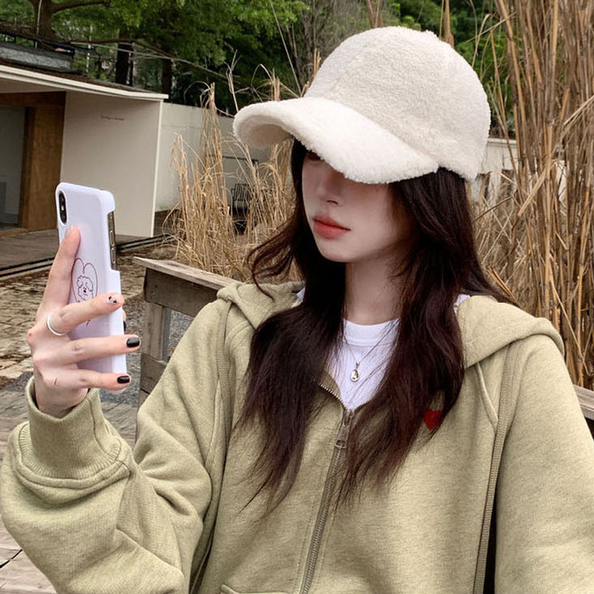 뽀글이양털캡 무지뽀글이모자 양털볼캡모자 베이직모자 겨울모자 방한캡 후리스모자 뽀글이모자 플리스모자