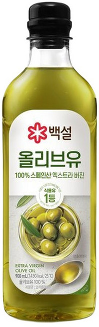백설 올리브오일900ml (N4), 900ml, 1개