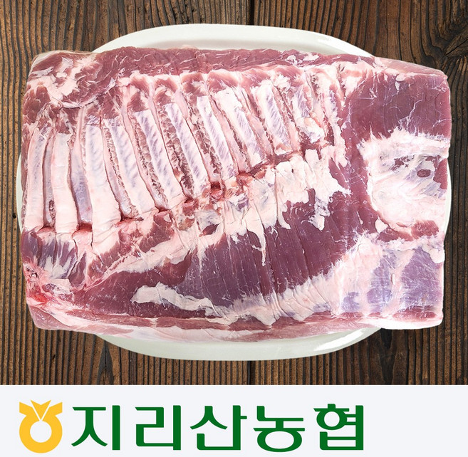 지리산농협 흑돼지 오겹살 (벌크 덩어리), 5kg, 1개