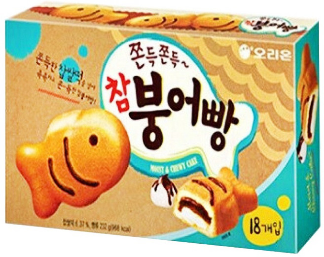 오리온 참붕어빵 대용량, 522g, 2개