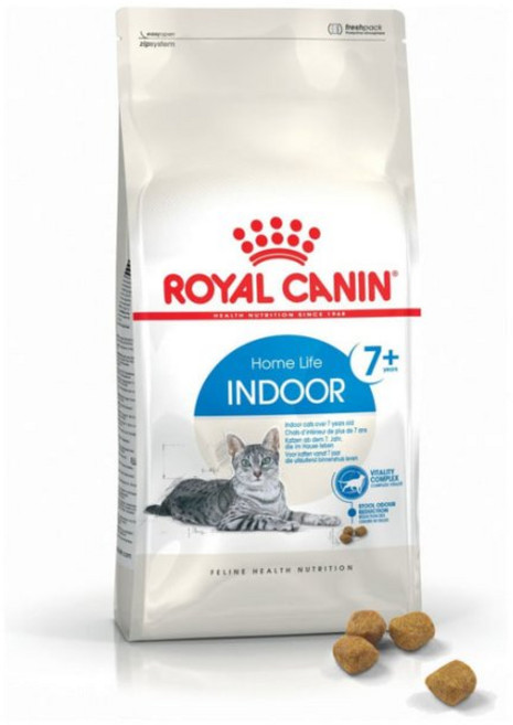 로얄캐닌 캣 인도어 7세이상 사료 샘플, 닭, 50g, 1개