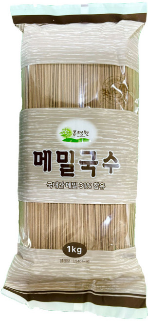 봉평원 메밀국수 막국수면 국산메밀 저칼로리면 다이어트 10인분, 1kg, 1개