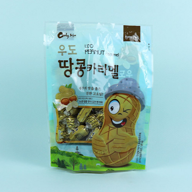 제주 우도땅콩카라멜, 200g, 1개