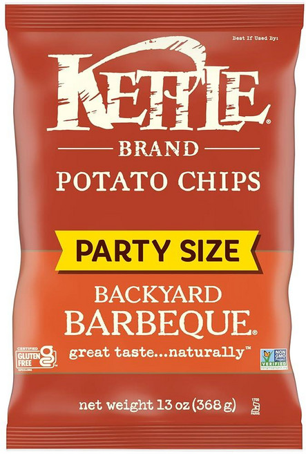 케틀 Brand 포테이토 CHIps 뒷마당 바베큐 368g, 케틀 Brand 포테이토 CHIps 뒷마당 바베큐 36