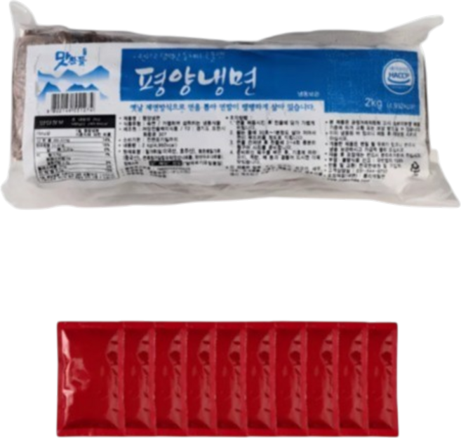 9위 - 장사의신 냉면 밀키트 비빔냉면10인분 (면10개 비빔장10개), 1개