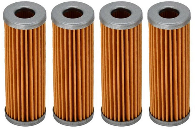 연료필터 Argoparts 4PCS 연료 필터 15231-43560 1T021-43560 Kubota 트랙터 G4200 G5200 G6200 B1550HST B20 B1500 B1