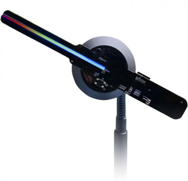 미스유 3D 홀로그램 팬 16CM WiFi 블루투스 프로젝션 비디오 업그레이드 광고 디스플레이 6.3 ″ 고해상도 및 HD LED 크리스마스 트리 프로젝터