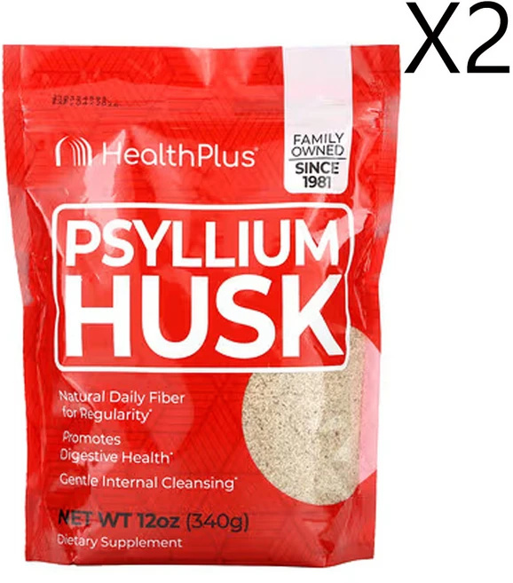 헬스플러스 실리움 허스크 12 oz (340 g), 340g, 2개 - 쿠팡