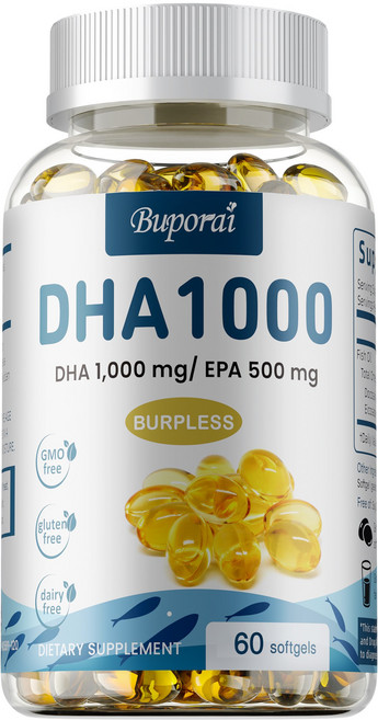 Buroprai DHA1000 1 000mg/EPA 500mg 無嗝嗝軟膠囊, 60組
