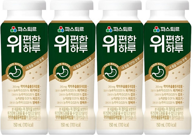 파스퇴르 파스퇴르 위편한하루 요구르트 150ml (4입), 4개
