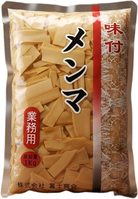 아지츠케 멘마 1kg - 일본 죽순절임 라멘 토핑 대용량 고명, 1.15kg, 1개
