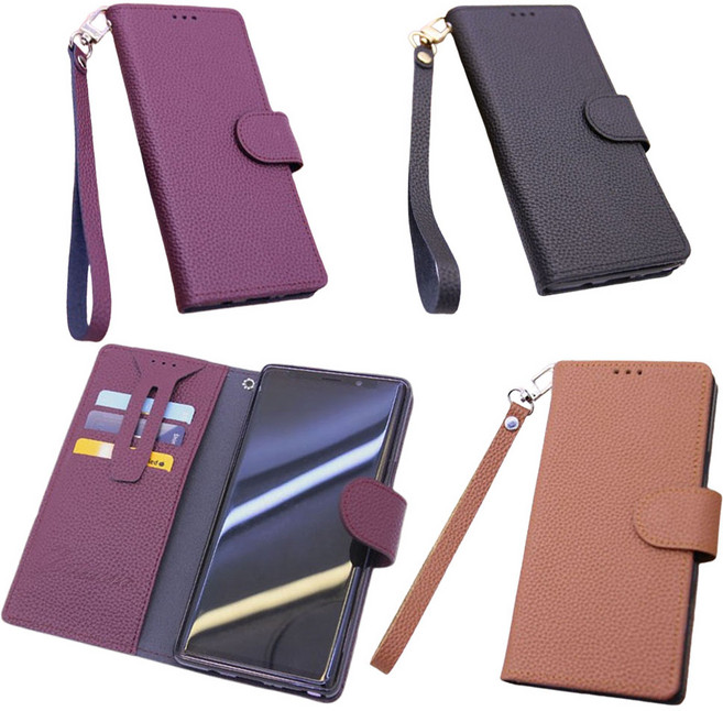 갤럭시 와이드8 M16 5G SM-M166S 이지쏠인 소가죽 손목 스트랩 국산 천연가죽 카드 분실 보호 지폐 수납 지갑 포켓 핸드폰 다이어리 케이스
