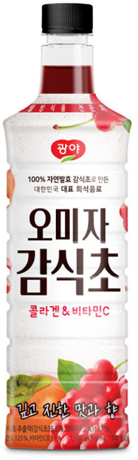 광야식품 오미자 감식초 베이스, 970ml, 6개