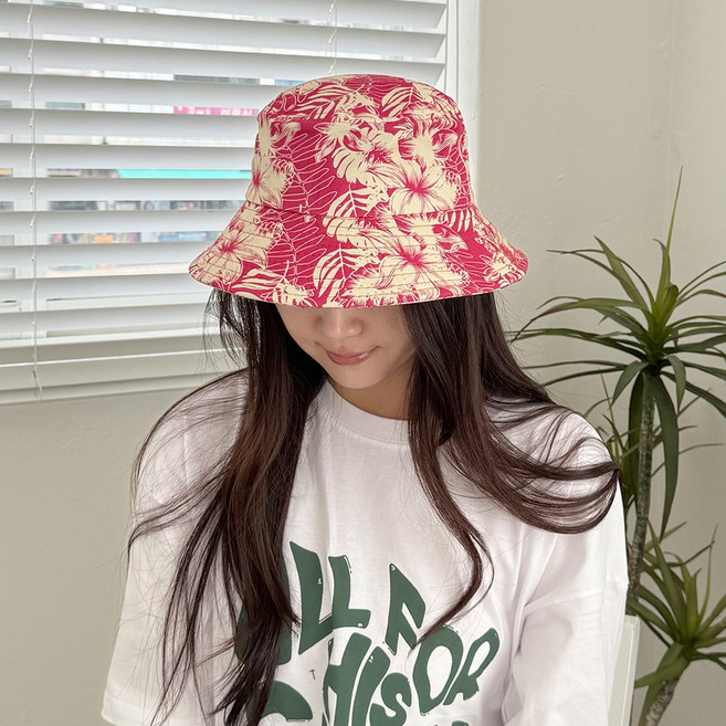 캡조아 와이키키 하와이 휴양지 바캉스 여행 벙거지 남녀공용 커플 모자