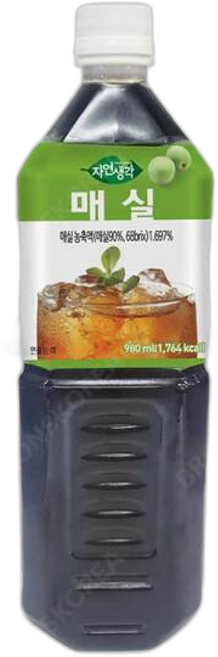 희석음료 아이스티 액상/ 희창 자연생각 매실차, 980ml, 15개