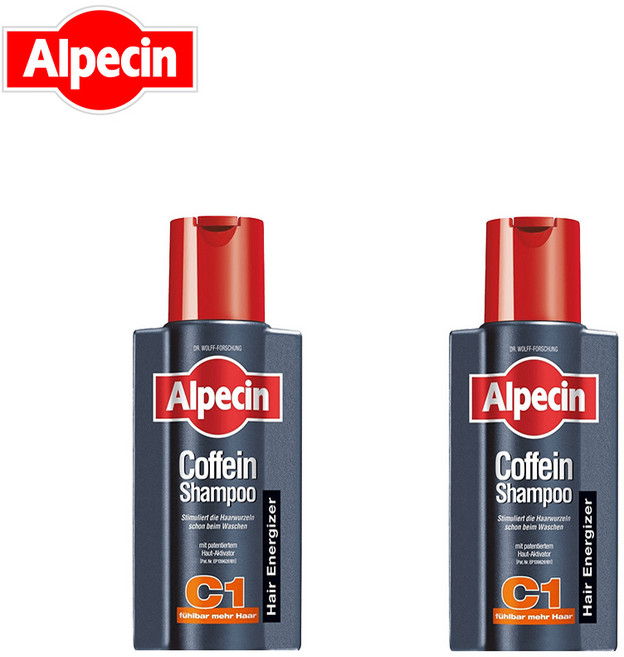 알페신 카페인 C1 샴푸, 250ml, 2개