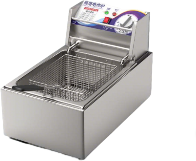商用電炸鍋 加厚電炸爐, 10L加厚定時-美規110V