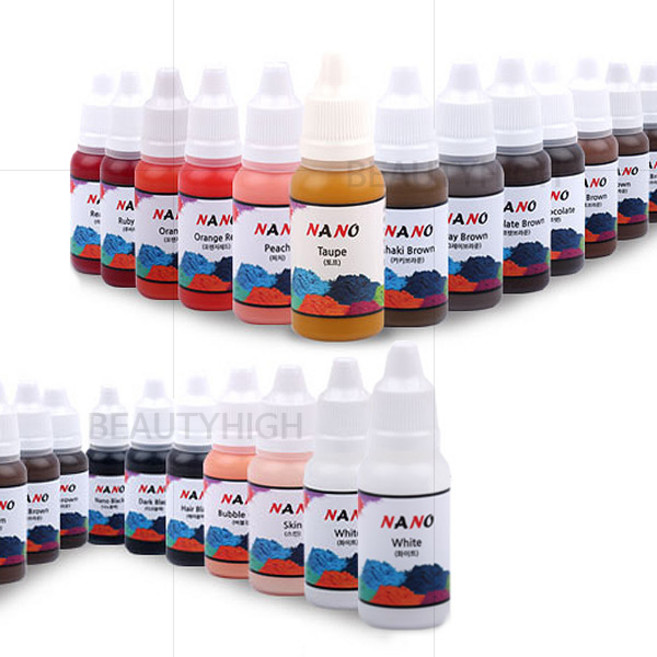 나노칼라 머신색소 15ml 반영구재료, 1개, (레드)