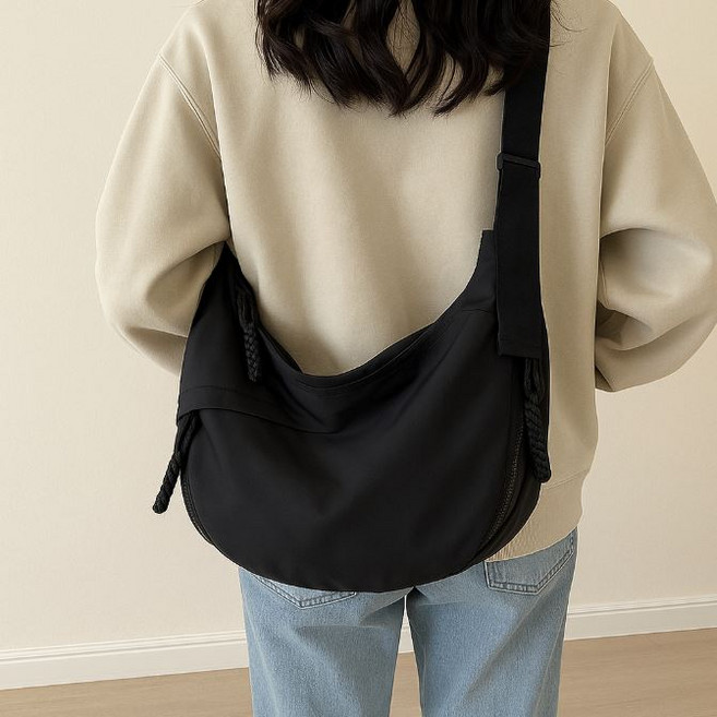 드흐으 데일리 넉넉한 여행 호보백 크로스백