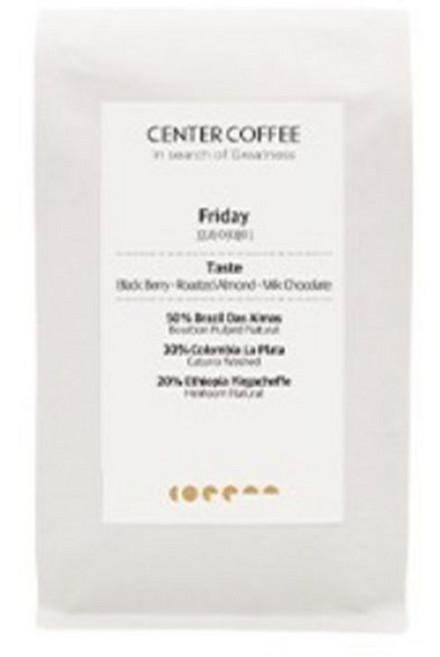 센터커피 프라이데이 로스팅 원두 커피, 210g, 3개, 홀빈(분쇄안함)