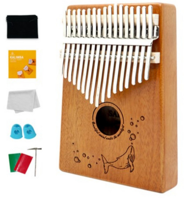 삼익악기 칼림바 고래 올솔리드 마호가니 17키 SKLB-17, 15세트