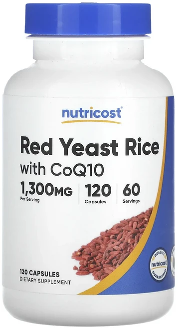 헁복하고 건강하세요 Nutricost CoQ10 함유 홍국 캡슐 120정 늘 챙기셔야합니다, 1개 - 쿠팡