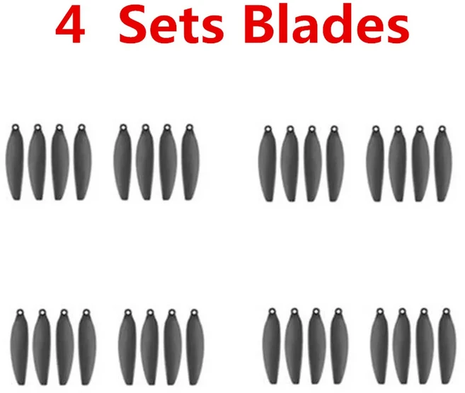 H21 드론 배터리 3.7V 800mAh 프로펠러 블레이드 예비 부품 액세서리, 03 4 Sets Blades