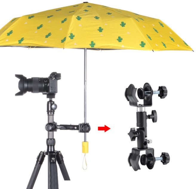 주닉스 카메라 삼각대 우산 지지대 거치대 촬영용, 1개