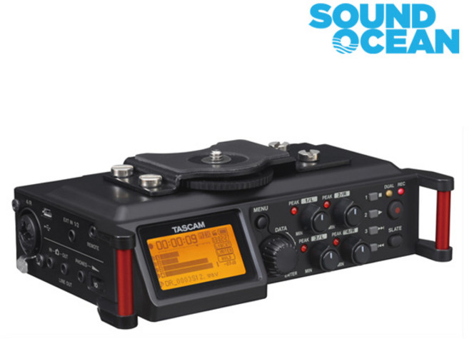 타스캠 TASCAM 포터블 레코더 녹음기 휴대용 보이스 레코더 ASMR 녹음 인터뷰등 다용도, DR-70D